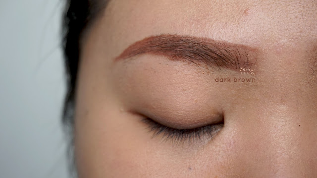 MIZON CORRECT BROWCARA IN BROWN AND DEEP BROWN REVIEW Mizon Correct Browcara has an amazing color pigmentation and consistency. The color spread so evenly and easily all over the brow hair. It feels lightweight and last long. This product easy to use for beginner, dries very fast and last long.