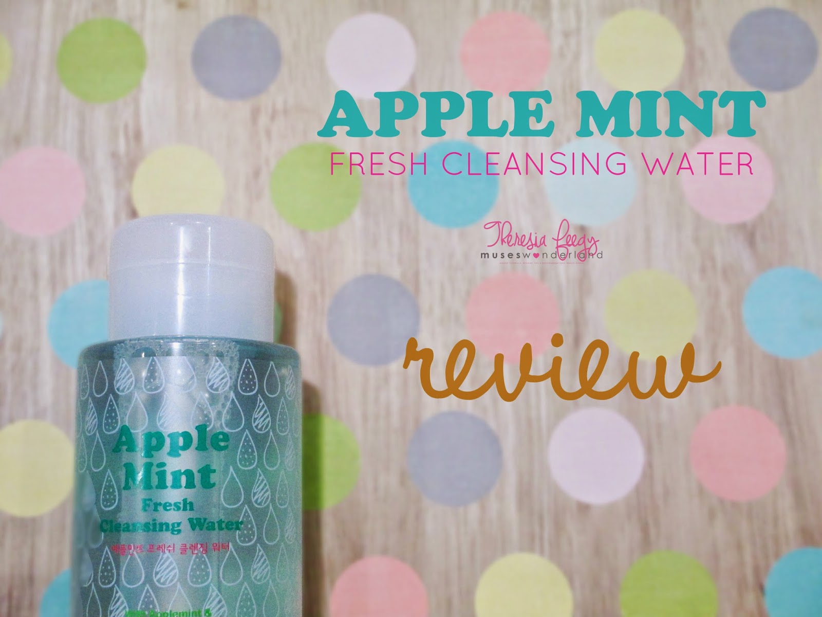 BEYOND APPLE MINT FRESH CLEANSING WATER WITH APPLEMINT AND SWISS HERB COMPLEX REVIEW, TESTED AND RESULTS top cleanser korean for oily acne prone skin, top cleanser for oily acne prone skin