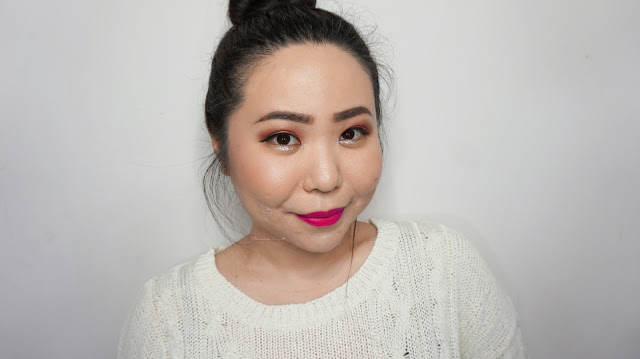 summer makeup must have from the saem indonesia. eco soul kiss button lips matte #m02, eco soul waterproof eyebrow #01, saemmul single shadow #14 evil red, aqua fix jelly eyeshadow #02, Review, They are all amazingly high pigmented with colors, vibrant and bold result on the face (which i need for my clients) and they are colorful yet natural!