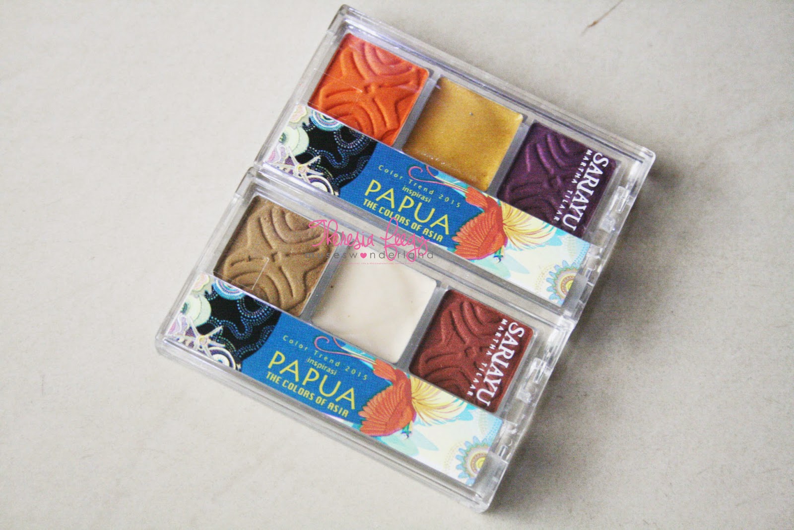 SARIAYU COLOUR TREND 2015: INSPIRASI PAPUA REVIEW (EYESHADOW #P02 #P03 / LIPSTICK #P01 #P02 #P03)