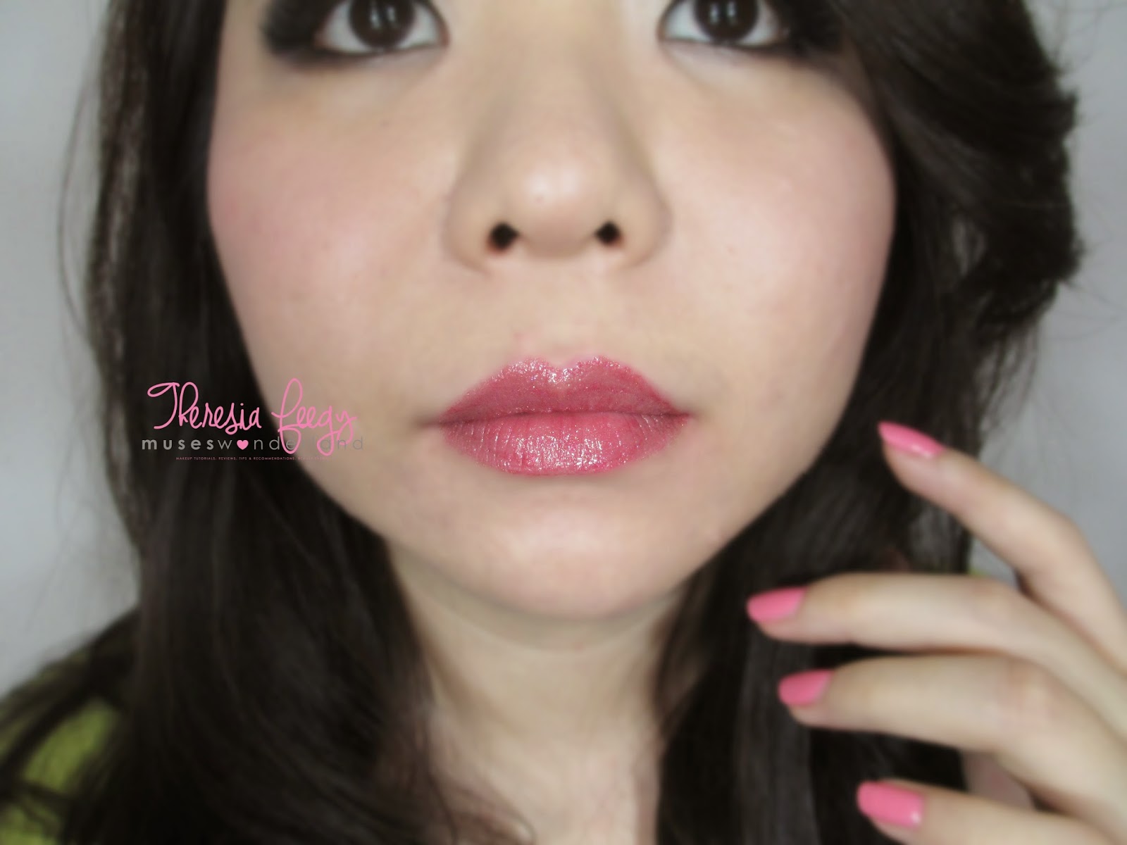 MAKEUP STORE SENSATION LIPGLOSS IN AMARANTH SWATCHES, FOTD AND REVIEW warna lipgloss yang natural, lipgloss natural color, warna natural untuk semua warna kulit, one color to fit all skin tone, review, amaranth lipgloss by makeup store, one day makeup class,