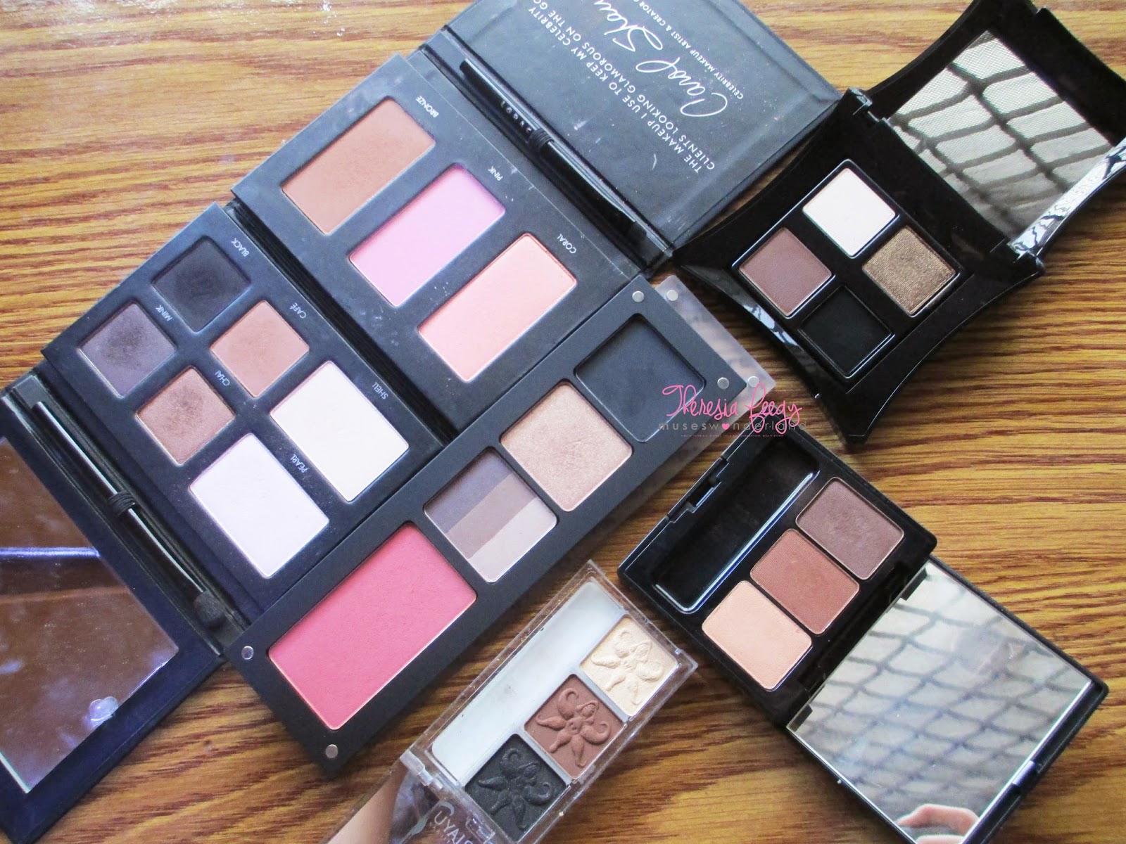 TOP 5 DAY TO NIGHT EYESHADOW KIT/PALETTE (RECOMMENDATION FOR SMOKEY EYES AND TRAVEL) makeup palette or kit that are versatile for day to night makeup look. All varies from local indonesia, to drugstore to high end, sariayu borneo eyeshadow b03. inglot diy palette, lorac pro to go palette, iillamasqua natural quad eyeshadow, makeover trivia eyeshadow in emperor brown,