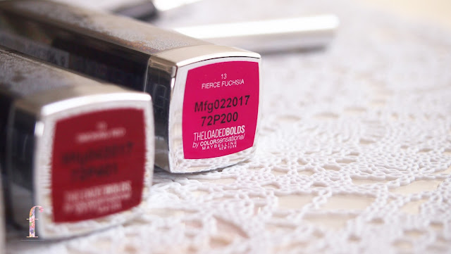 Maybelline The Loaded Bolds lipsticks has soft buttery thick texture, moisturizing, high pigmentation and long lasting. Bold colors for bold personality