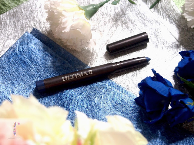 ULTIMA II CRAYON CREAM EYE POSH #03LOVING AND CRAYON LIP POSH FIX #03WITTY are very easy to spread and blend. The lipstick contains collagen and vitamen E! They have a high color pigmentation. The texture is very buttery and smooth. Lightweight too!