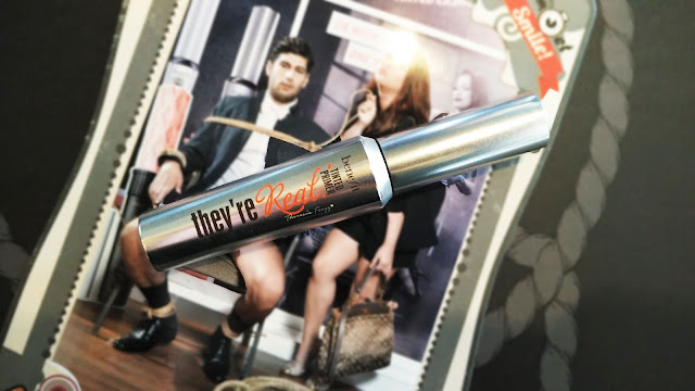 BENEFIT THEY'RE REAL TINTED PRIMER REVIEW AND SWATCHES Benefit They're Real Tinted Primer that works both ways. On its own or with the one you love a.k.a They're Real Mascara. This work as a primer with a tinted brown shade for daily natural look where it enhance your natural lashes or as a primer where not only it will enhance your natural lashes but it will make the mascara last longer and more visible to the eyes. It is light weight with a gel texture formal for the eyes.