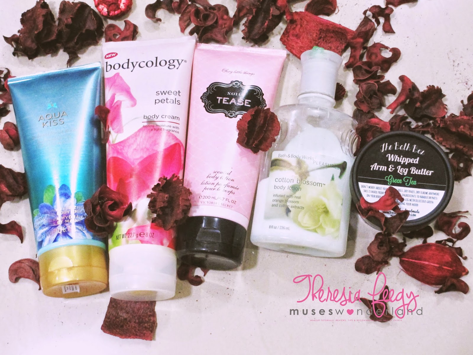 FAVORITE BODY LOTION / BUTTER FOR VALENTINE'S DAY RECOMMENDATION (VICTORIA'S SECRET, BODYCOLOGY, BATH BODY WORKS, THE BATH BOX)