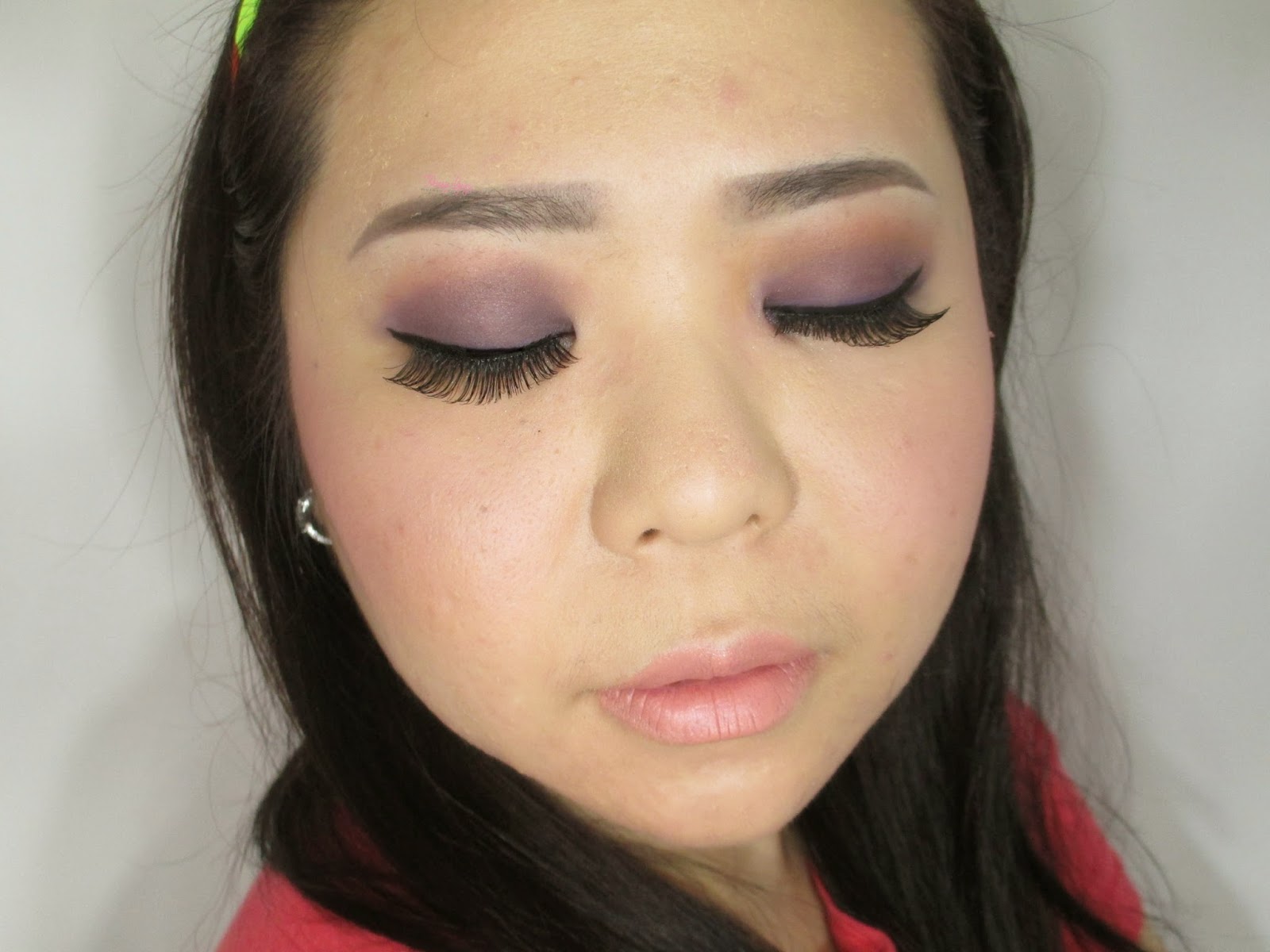 KIM KARDASHIAN INSPIRED LOOK (PURPLE SMOKEY) MAKEUP TUTORIAL