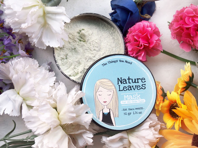 Nature Leaves Mask, a face mask from Indonesia that helps with the removal of dead skin cell, antioxidant, prevent dark spots, has a great oil control, helps to reduce the pores, brightens and moisturize the skin. Blue mask (all skin type) contains: Green tea, honey, white turmeric and vitamin E extract. Pink mask (oily skin) contains: Mangosteen cortices powder, dead sea mud, white turmeric and tea tree oil. Nature Leaves mask is alcohol and preservative free! 