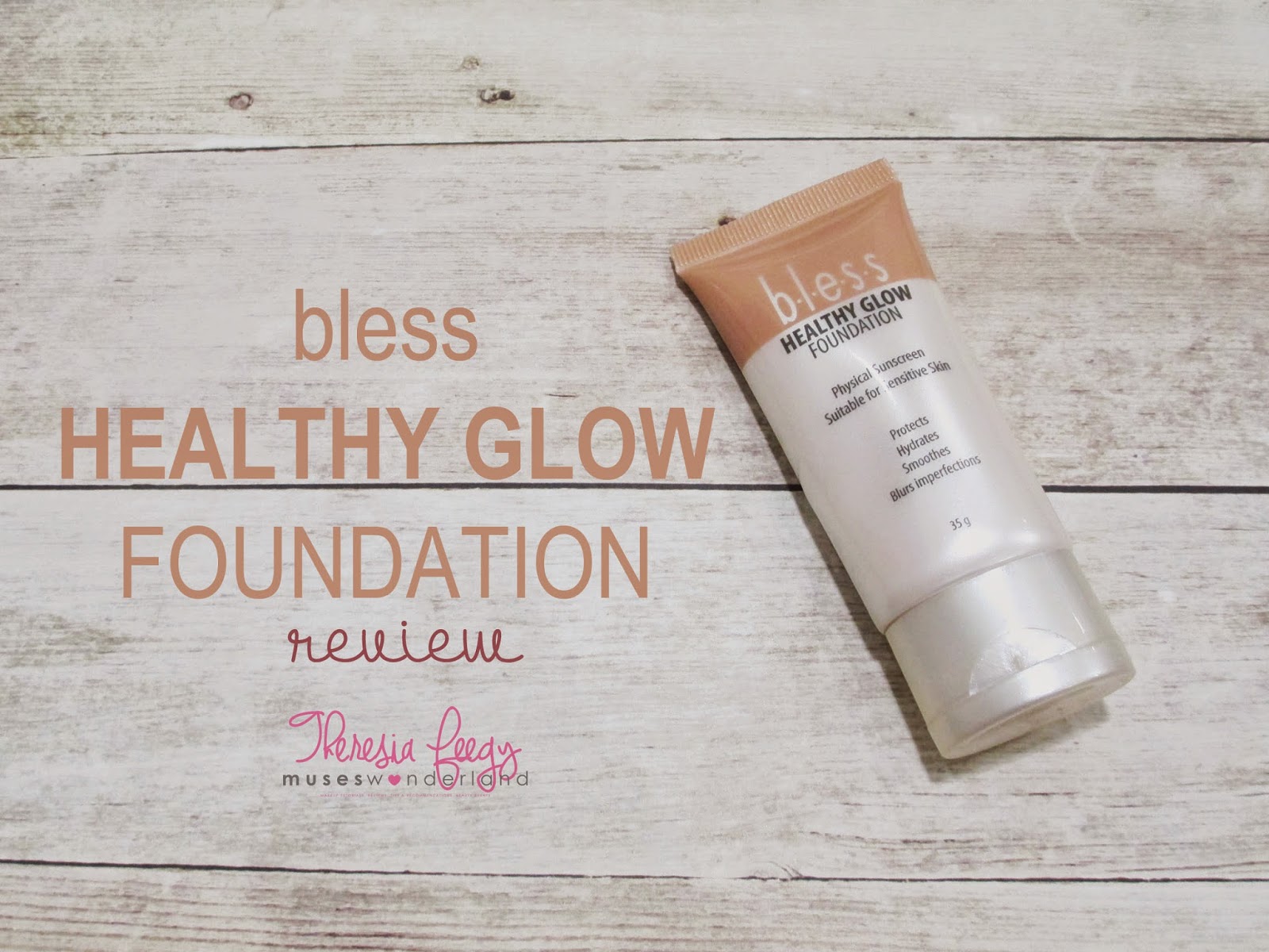 BLESS HEALTHY GLOW FOUNDATION REVIEW, SWATCHES, FOTD & TEST