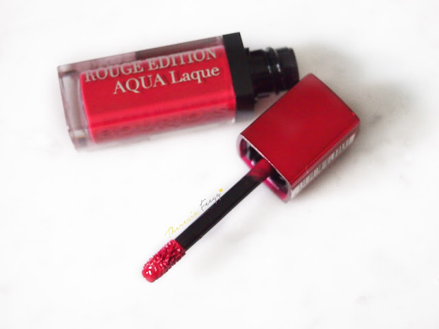 Bourjois Aqua Laque have made their way to the counters in Indonesia! This range gives high shine, non sticky, moisturizing, non drying, light weight yet high pigmentation, all together in one product. If you hate lipgloss give this product a try you will love it! Theresia Feegy, beauty writer and makeup artist jakarta