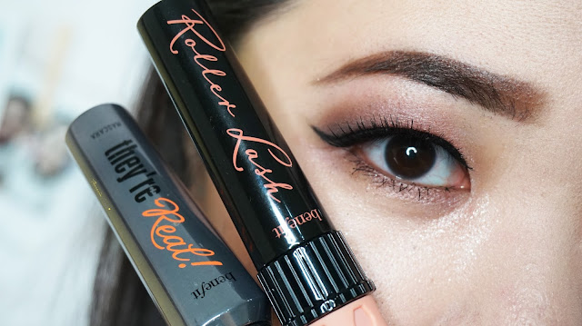 Get longer thicker lashes with benefit cosmetics they're real mascara and roller lash mascara. if you have short, soft and thin lashes get these two mascara and you will have an amazing both upper and lower lashes. they're real mascara is for lengthening and roller lash (perfect for asian eyes) is for volume.