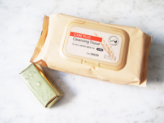 THE SAEM CLEANSING TISSUE CARE PLUS AND THE SAEM GOLD SNAIL BAR REVIEW AND TEST Deep cleansing with The Saem cleansing tissue care plus and The saem gold snail bar for a good skin regime. A quick skin cleansing on the go using cleansing tissue care plus that has a good skincare to moisturize the skin and the gold snail bar that has 24k gold to boost the skin elasticity.