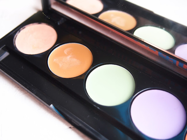 MAKE OVER CAMOUFLAGE CREAM FACE CONCEALER REVIEW AND ALL ABOUT COLOR CORRECTOR? Make Over Camouflage Cream Face Concealer is one amazing palette for skin correctors. It comes in 5 different colors in one palette to hide dark circles, redness and dullness. At the price of RP 105.000, it makes Make Over Camouflage Cream Face Concealer a must have product for all MUA.