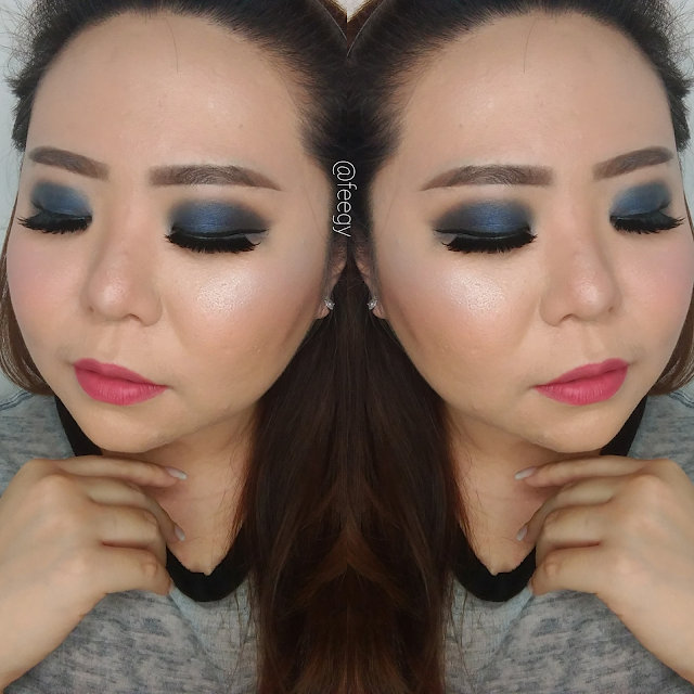 ULTIMA II CRAYON CREAM EYE POSH #03LOVING AND CRAYON LIP POSH FIX #03WITTY are very easy to spread and blend. The lipstick contains collagen and vitamen E! They have a high color pigmentation. The texture is very buttery and smooth. Lightweight too!