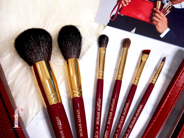 LAMICA X BUBAH ALFIAN MAKEUP BRUSH SET REVIEW Lamic x Bubah Alfian makeup limited brush set. A very affordable set with a high quality brushes that are often used by Bubah himself, perfectly crafted for beginners and professionals in makeup industry, together with a soft yet dense bristles that picks up products and spread them smoothly without fall out to give a good color pay off on the skin.