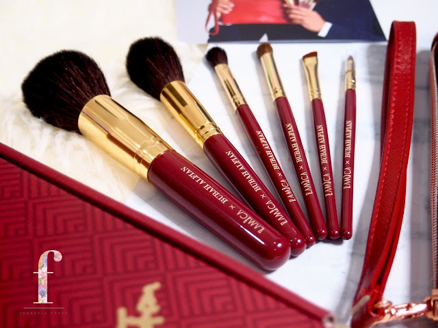 LAMICA X BUBAH ALFIAN MAKEUP BRUSH SET REVIEW Lamic x Bubah Alfian makeup limited brush set. A very affordable set with a high quality brushes that are often used by Bubah himself, perfectly crafted for beginners and professionals in makeup industry, together with a soft yet dense bristles that picks up products and spread them smoothly without fall out to give a good color pay off on the skin.
