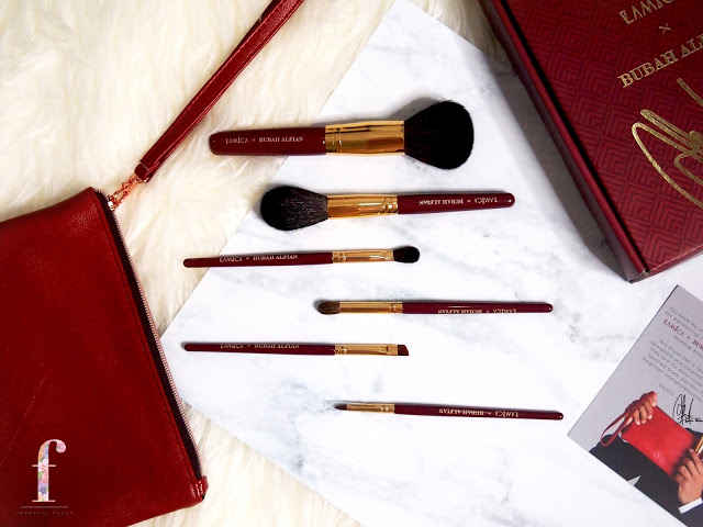 LAMICA X BUBAH ALFIAN MAKEUP BRUSH SET REVIEW Lamic x Bubah Alfian makeup limited brush set. A very affordable set with a high quality brushes that are often used by Bubah himself, perfectly crafted for beginners and professionals in makeup industry, together with a soft yet dense bristles that picks up products and spread them smoothly without fall out to give a good color pay off on the skin.