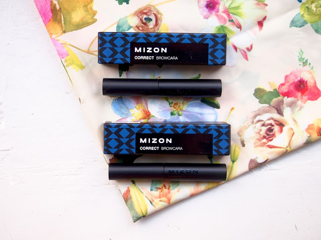 MIZON CORRECT BROWCARA IN BROWN AND DEEP BROWN REVIEW Mizon Correct Browcara has an amazing color pigmentation and consistency. The color spread so evenly and easily all over the brow hair. It feels lightweight and last long. This product easy to use for beginner, dries very fast and last long.