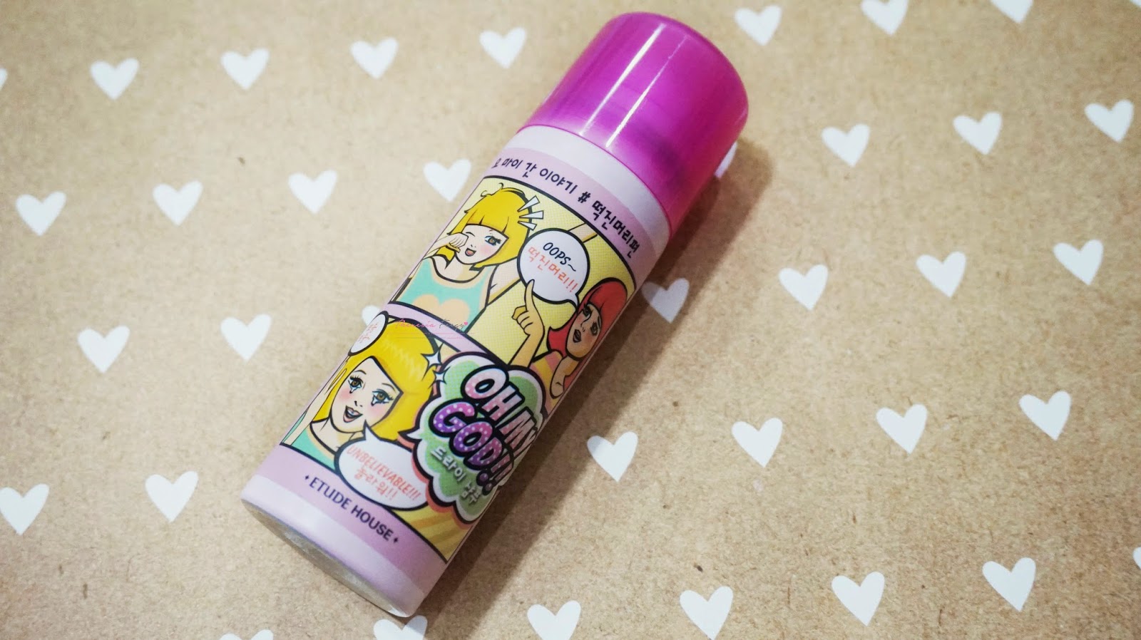 GET HEALTHY FRESH LOOKING HAIR IN 5 MINUTES WITH ETUDE HOUSE OH MY GOODNESS! DRY SHAMPOO - REVIEW, TEST AND PHOTO.