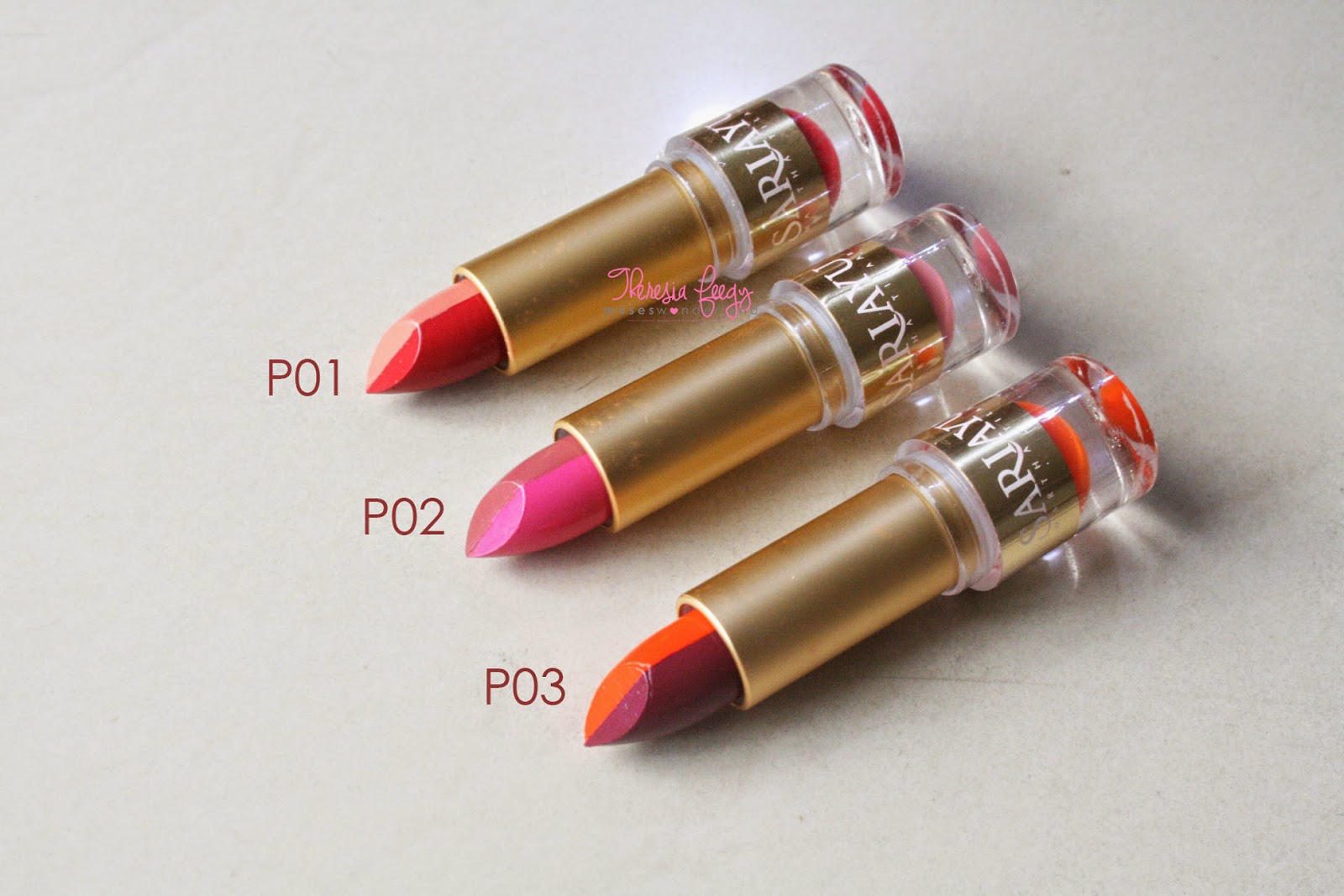 SARIAYU COLOUR TREND 2015: INSPIRASI PAPUA REVIEW (EYESHADOW #P02 #P03 / LIPSTICK #P01 #P02 #P03)